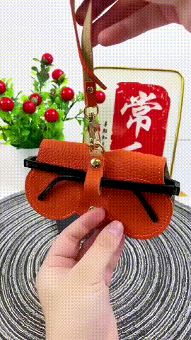 🏆Hot Sale🔥Soft Leather Sunglasses Bag 🔥