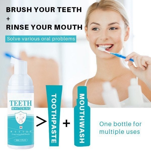 🎄 EARLY CHRISTMAS SALE 60% OFF🎁 TEETH WHITENING MOUSSE
