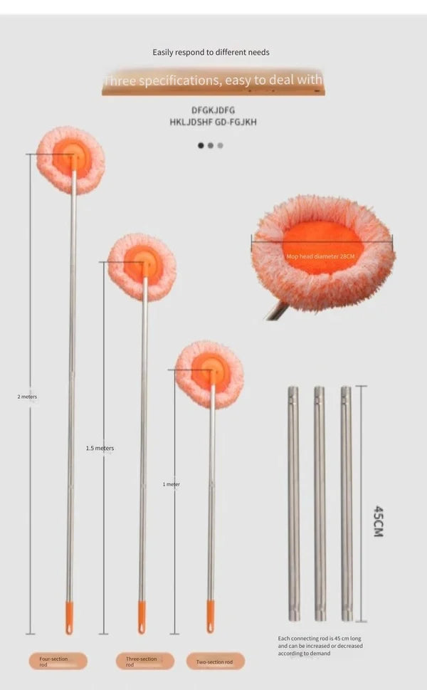 🎁2024 New Year Hot Sale🎁(🔥 Promotion-SAVE 50% OFF) 360° Rotatable Adjustable Cleaning Mop