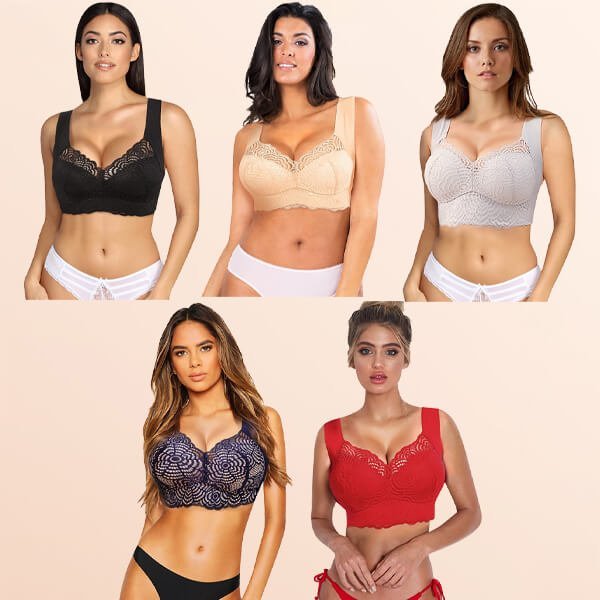 Lace Cut-Out Bra, Comfortable and Breathable Without Restraintš„š„