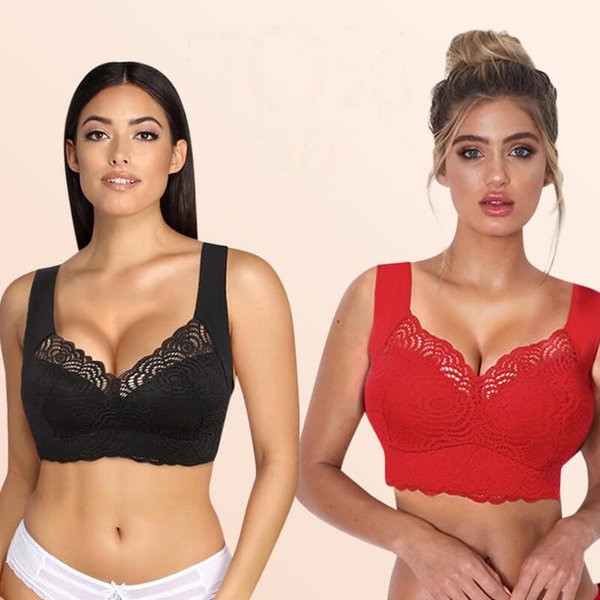 Lace Cut-Out Bra, Comfortable and Breathable Without Restraintš„š„