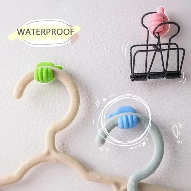 (🔥LAST DAY PROMOTION - SAVE 50% OFF) 10Pcs Creative Thumbs Up Shape Wall Hook
