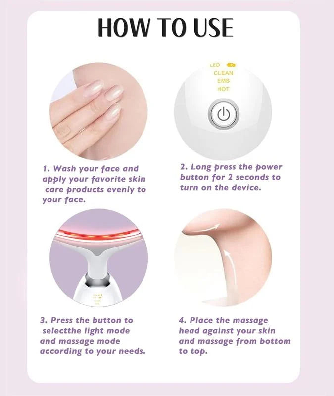 Last Day Promotion 70% OFF-đ„Three-Purpose Lifting And Firming Facial Massage Device