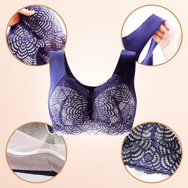 Lace Cut-Out Bra, Comfortable and Breathable Without Restraintš„š„