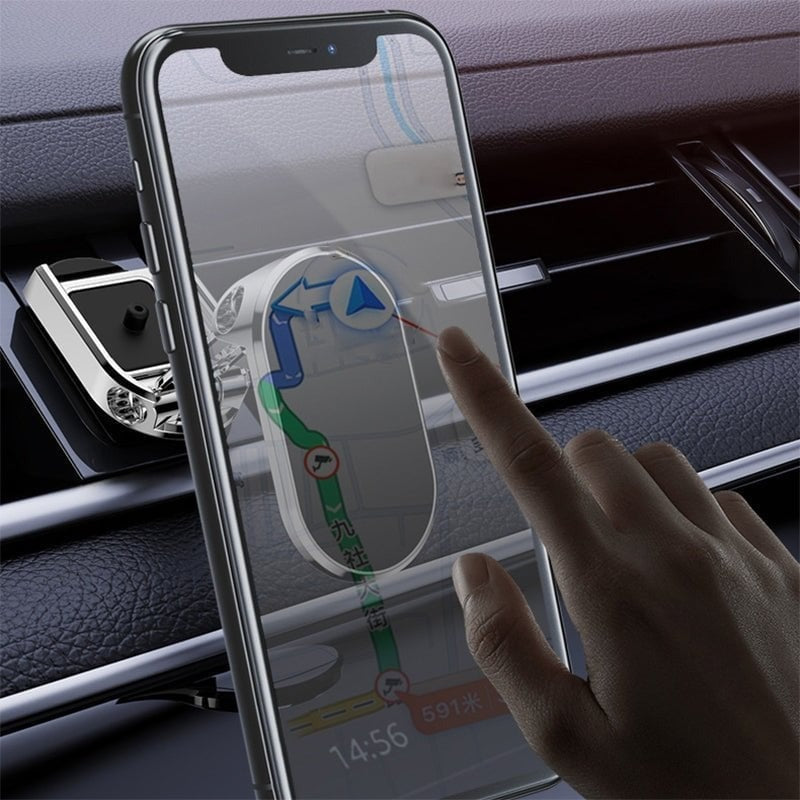 🔥Last Day Promotion 60% OFF - Alloy Folding Magnetic Car Phone Holder