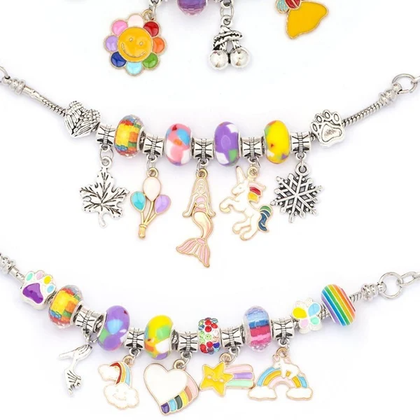 (🌲Early Christmas Sale)🎉The Best Gift For Children-🎀DIY Gorgeous Bracelet Set