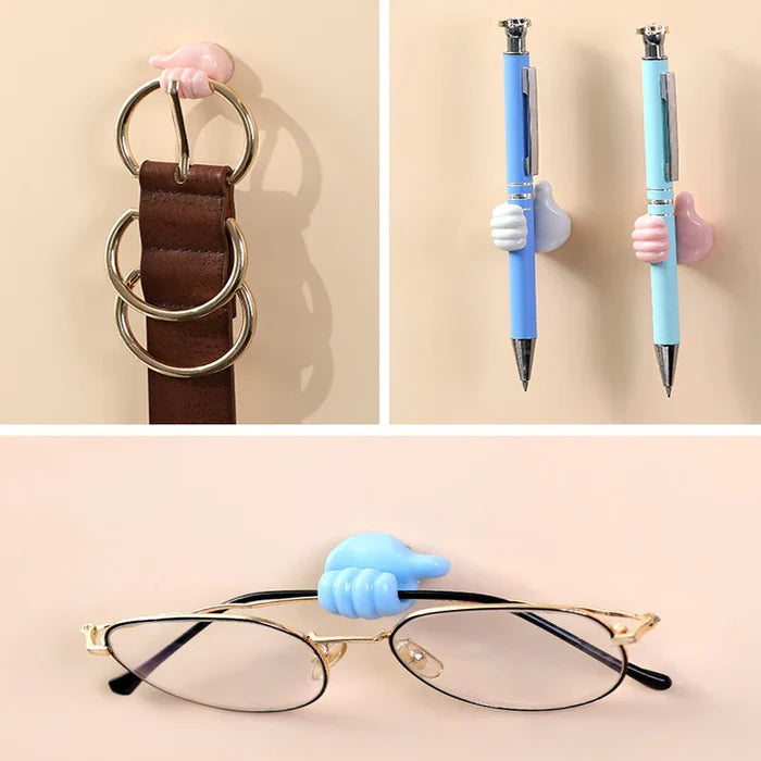 (🔥LAST DAY PROMOTION - SAVE 50% OFF) 10Pcs Creative Thumbs Up Shape Wall Hook