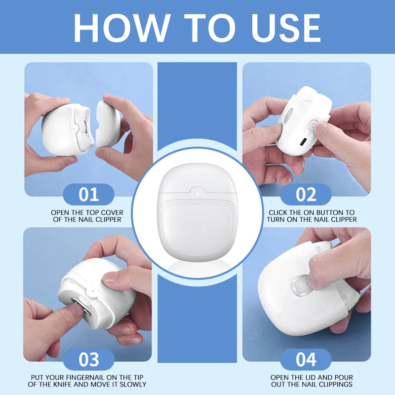 ⏰ Promotion 49% OFF - Electric Nail Clippers