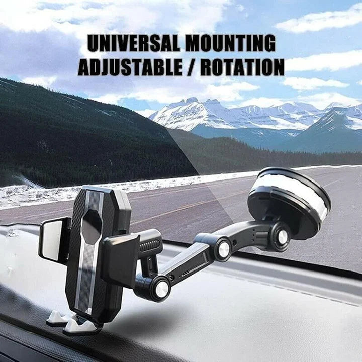 !! HOT SALE !!🎉BestDeals2023 New Sucker Car Phone Holder Long Arm Suction Cup Car Phone Mount Stand Mobile Cell Support For Car Center Console Phone Holder