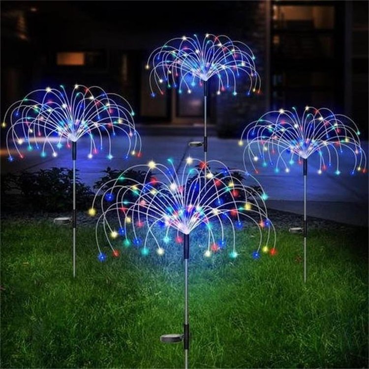š„HOT SALEš„Waterproof Solar Garden Fireworks Lampš„³
