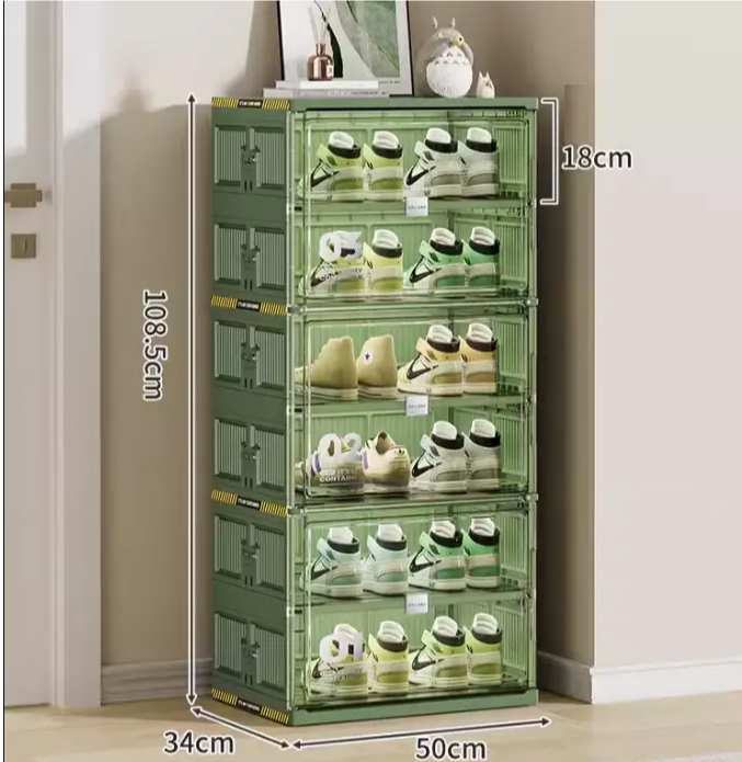 🥾Dust-Free Black Portable Shoe Organizer🎁