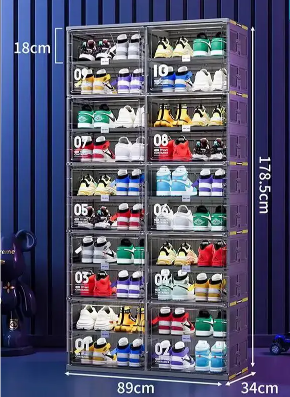 🥾Dust-Free Black Portable Shoe Organizer🎁