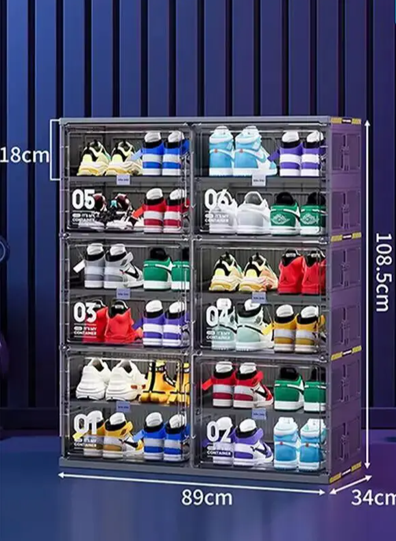 🥾Dust-Free Black Portable Shoe Organizer🎁