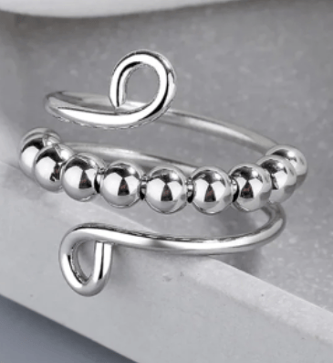 š„ Last Day Promotion 49% OFF š„For Daughter - Drive Away Your Anxiety Circle Beads Fidget Ring