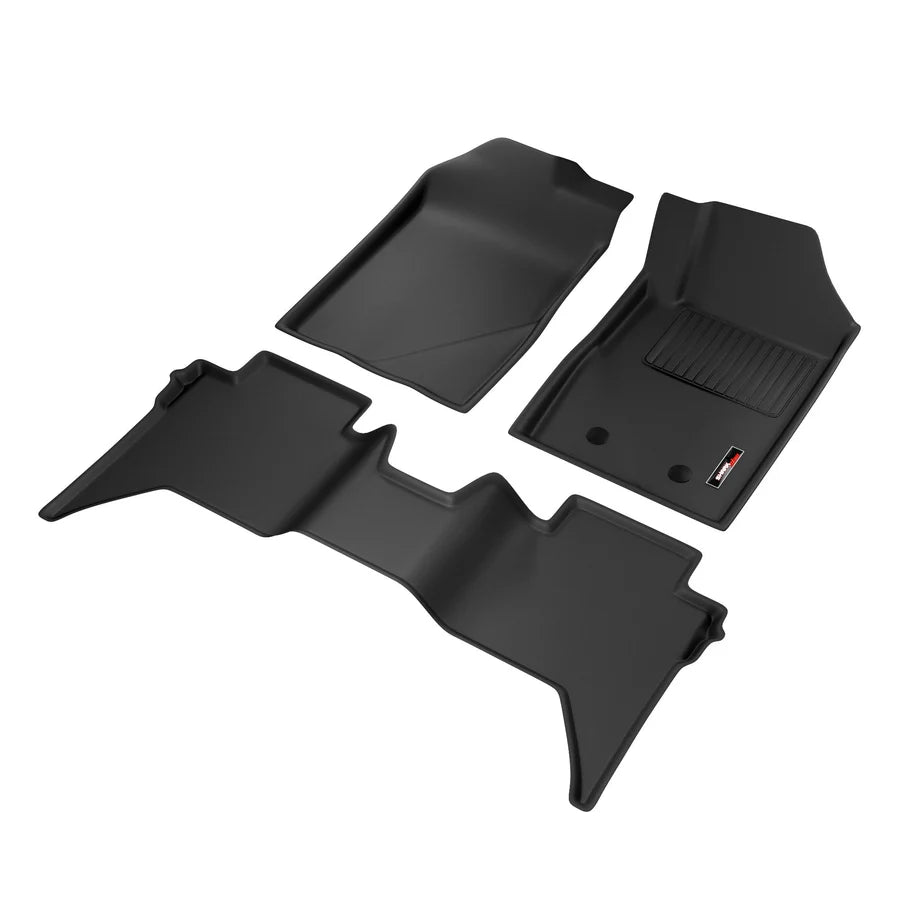Sharkskin Custom-Fit BYD Shark 6 2025+ 3D TPE All-Weather Floor Mats