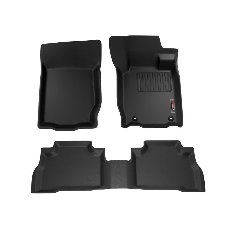 Sharkskin Custom-Fit Mitsubishi Triton 2015–2022 3D TPE All-Weather Floor Mats