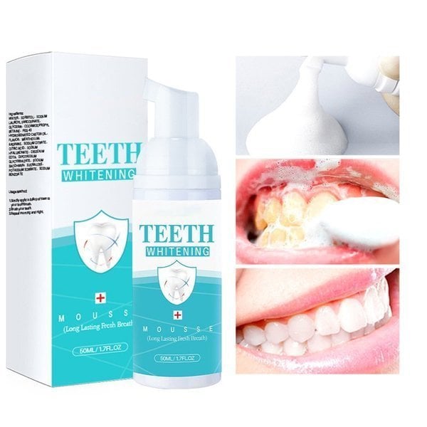 🎄 EARLY CHRISTMAS SALE 60% OFF🎁 TEETH WHITENING MOUSSE