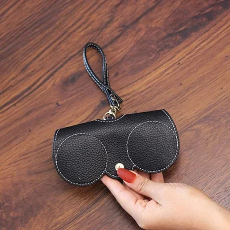 🏆Hot Sale🔥Soft Leather Sunglasses Bag 🔥