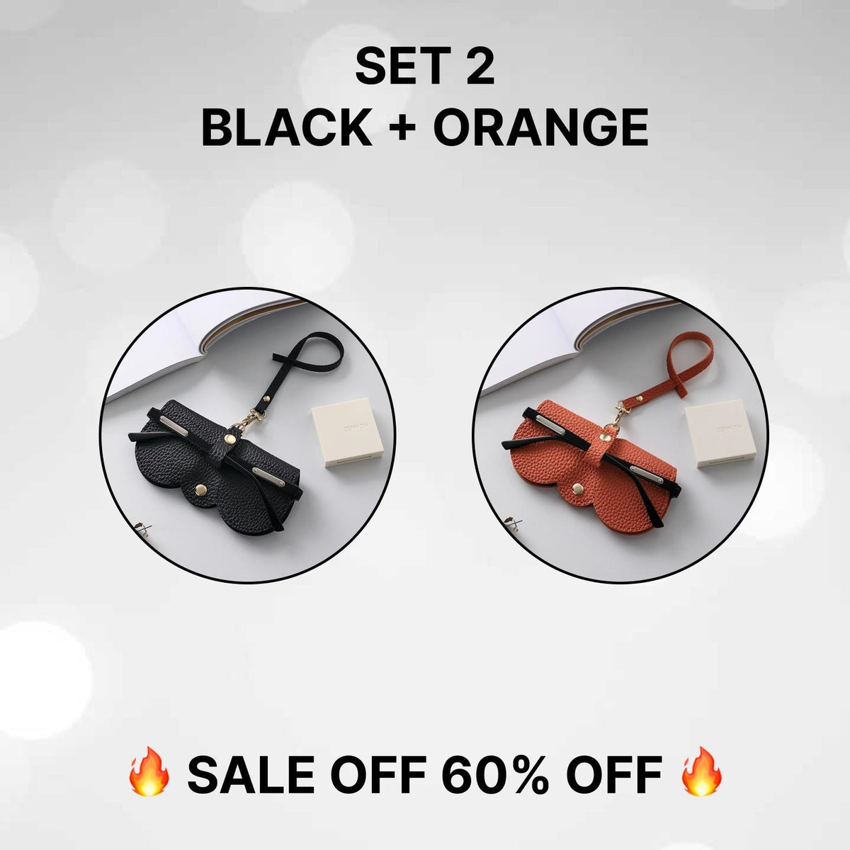 🏆Hot Sale🔥Soft Leather Sunglasses Bag 🔥