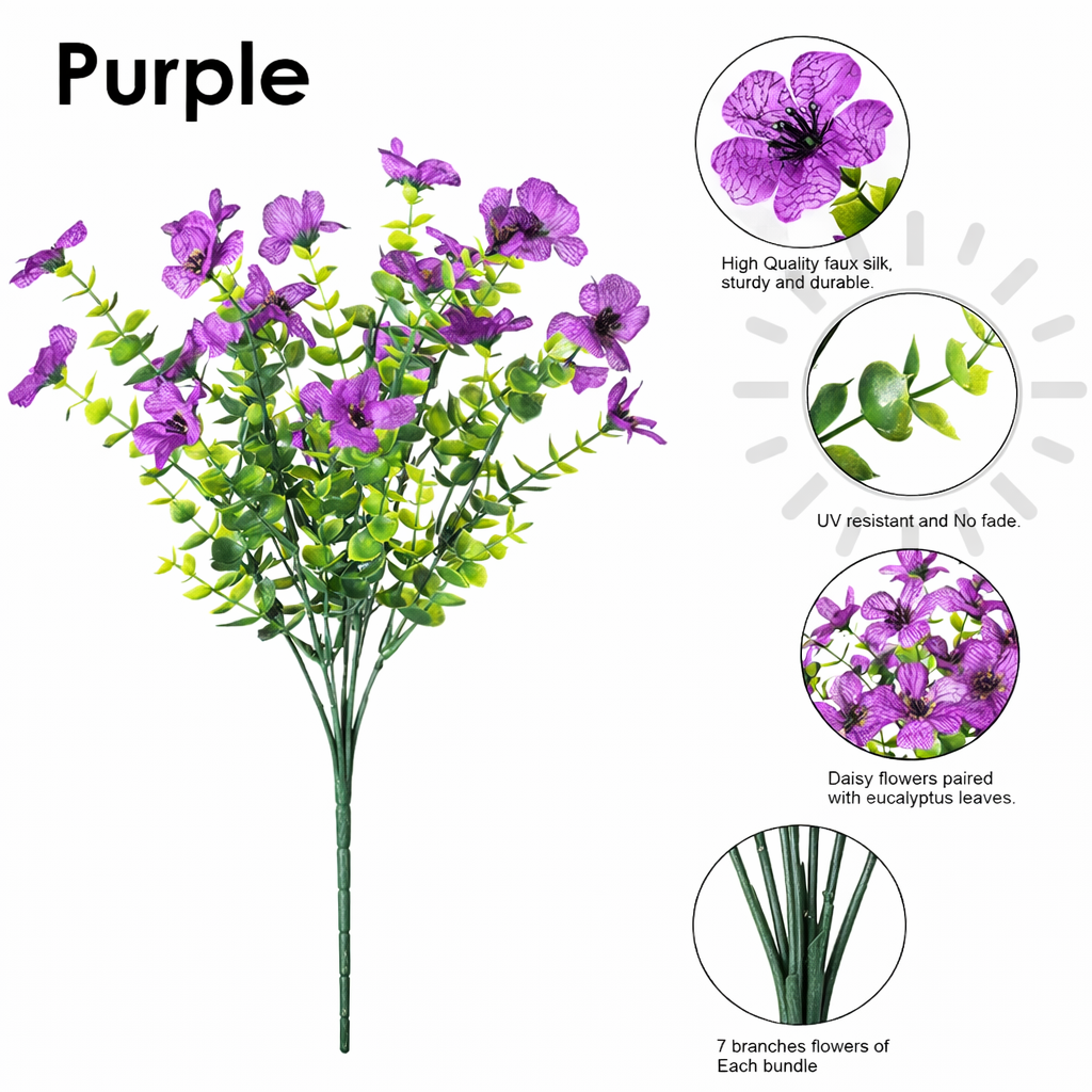 🎉 Hot Sale 50% OFF🎉Realistic UV-Resistant Outdoor Flowers – Zero Maintenance
