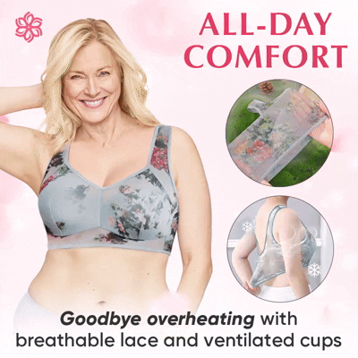LAST DAY 70% OFF - Ice Silk Lace Everyday Cooling Comfort Bra