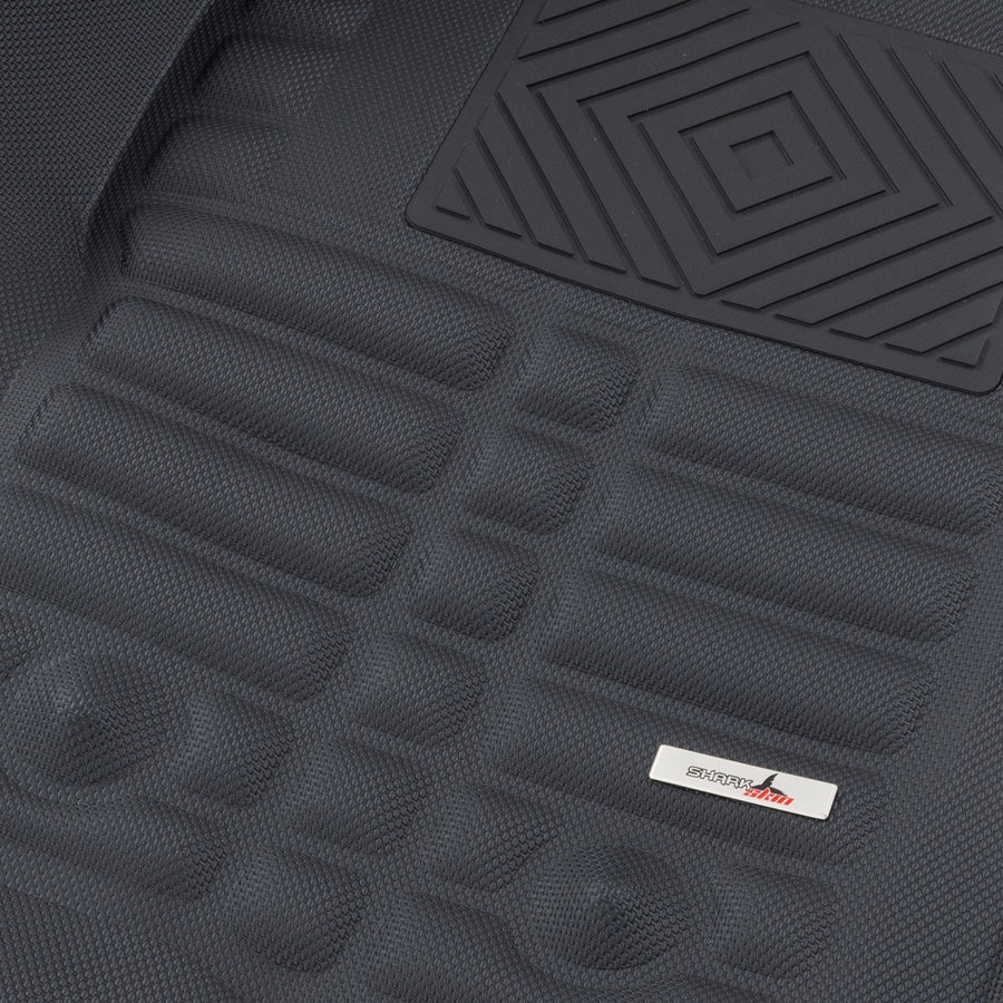 Sharkskin Custom-Fit Ford Ranger Next-Gen 2022–2024 All-Weather Floor Mats