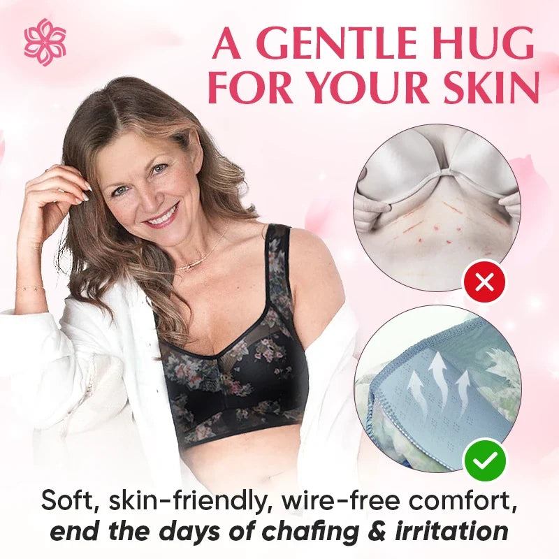 LAST DAY 70% OFF - Ice Silk Lace Everyday Cooling Comfort Bra
