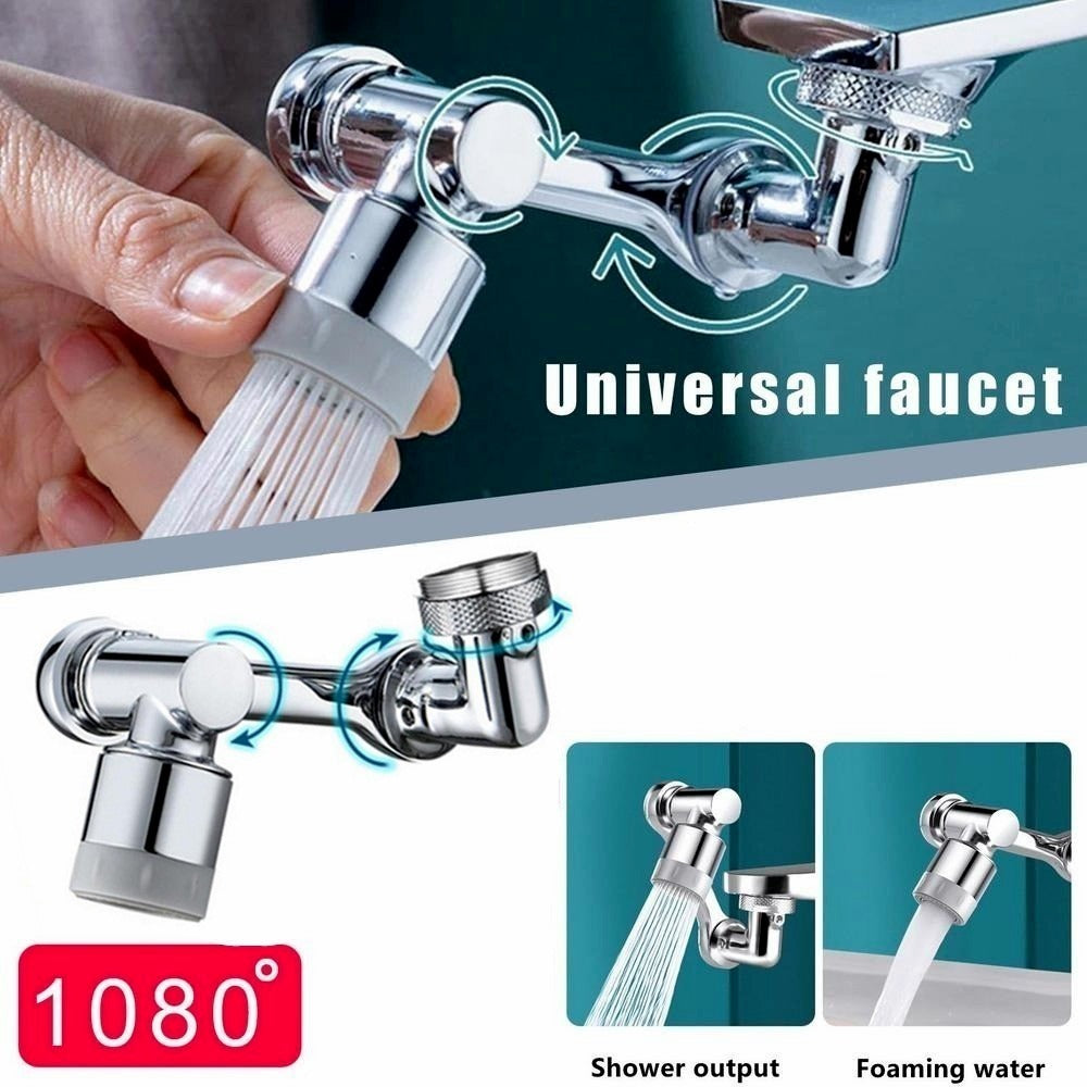 💥SUMMER SALE 49% OFF💥Universal 1080° Swivel Robotic Arm Swivel Extension Faucet Aerator