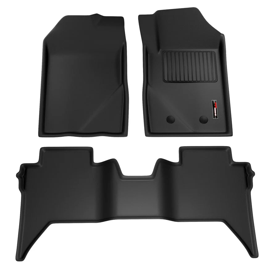 Sharkskin Custom-Fit BYD Shark 6 2025+ 3D TPE All-Weather Floor Mats