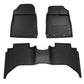 Sharkskin Custom-Fit Isuzu D-MAX 2021–2025 3D TPE All-Weather Floor Mats