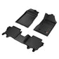 Sharkskin Custom-Fit Ford Everest 2025+ 3D TPE All-Weather Floor Mats