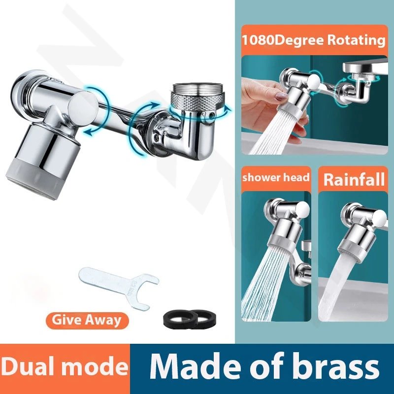 💥SUMMER SALE 49% OFF💥Universal 1080° Swivel Robotic Arm Swivel Extension Faucet Aerator