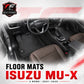 Sharkskin Custom-Fit Isuzu MU-X 2 Rows 2021–2025 All-Weather Floor Mats