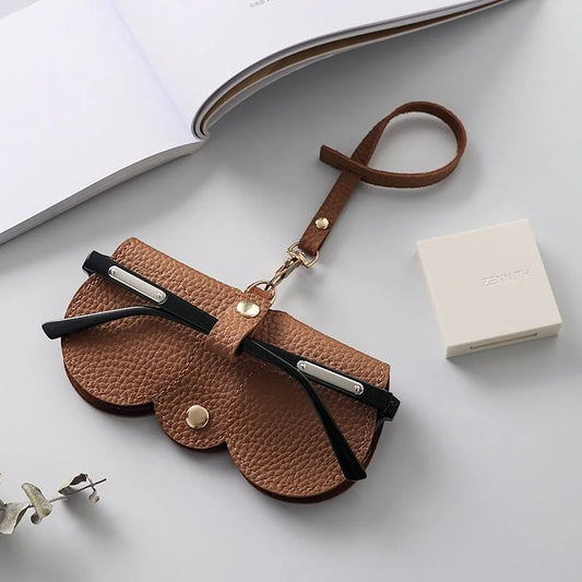 🏆Hot Sale🔥Soft Leather Sunglasses Bag 🔥