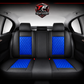 Premium Nappa Leather Seat Covers | Custom Fit for Cars, SUVs & Trucks - Black & Blue / Rear Seats Only variant image 20260723-r5