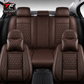 Premium Nappa Leather Seat Covers | Custom Fit for Cars, SUVs & Trucks - Brown Coffe / Front & Rear Seats variant image 20260724-r1
