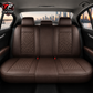 Premium Nappa Leather Seat Covers | Custom Fit for Cars, SUVs & Trucks - Brown Coffe / Rear Seats Only variant image 20260724-r1