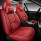 Premium Nappa Leather Seat Covers | Custom Fit for Cars, SUVs & Trucks - Wine Red / Front Seats Only variant image 20260723-r6