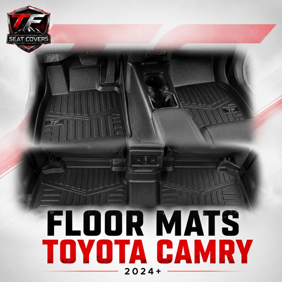 Sharkskin Custom-Fit Toyota Camry 2024+ 3D TPE All-Weather Floor Mats