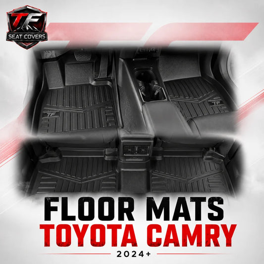 Sharkskin Custom-Fit Toyota Camry 2024+ 3D TPE All-Weather Floor Mats