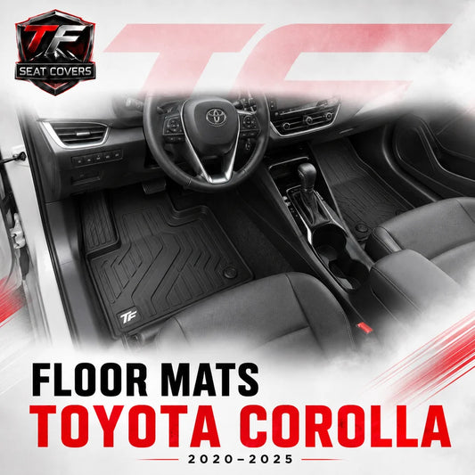 Sharkskin Custom-Fit Toyota Corolla 2020–2025 3D TPE All-Weather Floor Mats