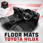 Sharkskin Custom-Fit Toyota Hilux 2025+ Hybrid 3D TPE All-Weather Floor Mats