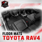 Sharkskin Custom-Fit Toyota RAV4 2019+ 3D TPE All-Weather Floor Mats