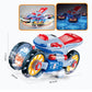 Electric Universal Deformation Police Toy Car (Need 3 AAA batteries)